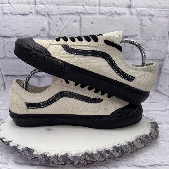 Vans Style 36 Decon SF 721278 Marshmallow Black Shoes Sneakers Sz M 8.5 W 10 - Picture 9 of 13